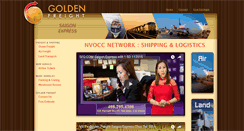 Desktop Screenshot of golden-freight.com