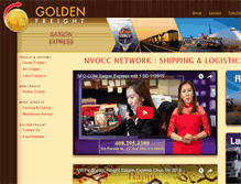 Tablet Screenshot of golden-freight.com